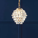 Pine Cone Crystal Pendant Light
