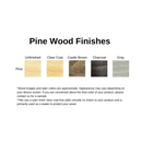 Pine Upper Wine Rack Cabinet | 10 Column by Wine Racks