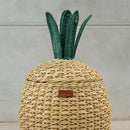 Pineapple Rattan Storage Basket Natural - Medium by MOMIJI US LLC