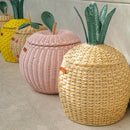 Pineapple Rattan Storage Basket Natural - Medium by MOMIJI US LLC