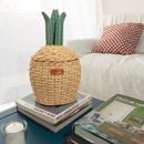 Pineapple Rattan Storage Basket Natural - Small by MOMIJI US LLC