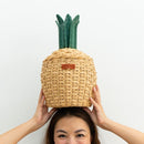 Pineapple Rattan Storage Basket Natural - Small by MOMIJI US LLC