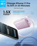 Anker Nano Power Bank (10K, 45W, Built-In Retractable USB-C Cable) by Anker