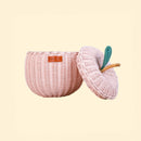 Apple Rattan Storage Basket Pink - Small by MOMIJI US LLC