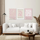 3 Piece Blush Pink Matisse Wall Art Set by Wall Art Set