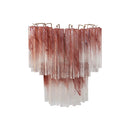 Star-Shaped Red Gradient Glass Wall Lamp