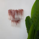 Star-Shaped Red Gradient Glass Wall Lamp