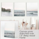 Pink Ocean Sunset Wall Art. Rock, Waves by Wall Art Set