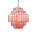 Pink Palermo Round Chandelier