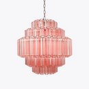 Pink Palermo Round Chandelier