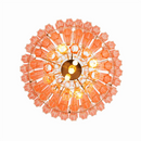 Pink Palermo Round Chandelier