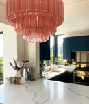 Pink Palermo Round Chandelier