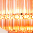Pink Palermo Round Chandelier