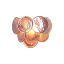 Pink Vintage Murano Glass Wall Lamp