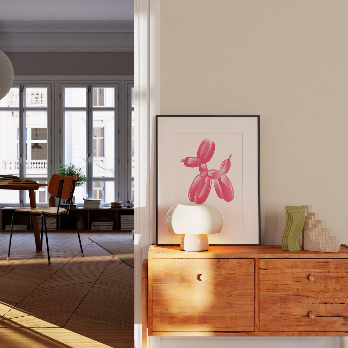 Pink Balloon Dog, photo 3 of 4
