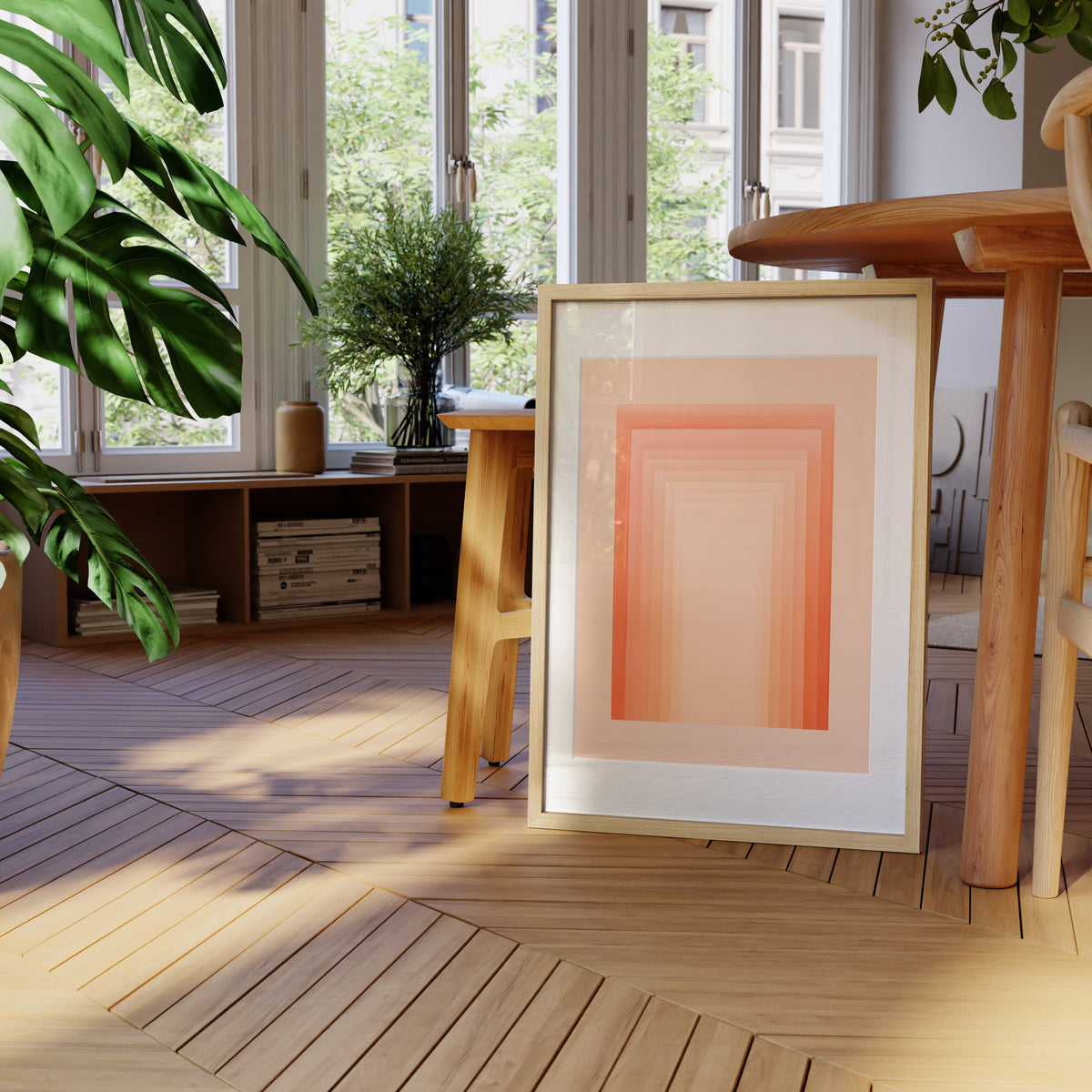 Pink Geometric Arches, photo 4 of 4