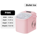 Portable Countertop Ice Maker Machine – Fast Ice Making, 2 Ice Sizes by 2Dropme