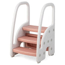 3-Step Stool with Safety Handles and Non-slip Pedals for Toddlers by LJGDeals