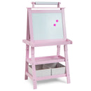 3 in 1 Double-Sided Storage Art Easel-Brown