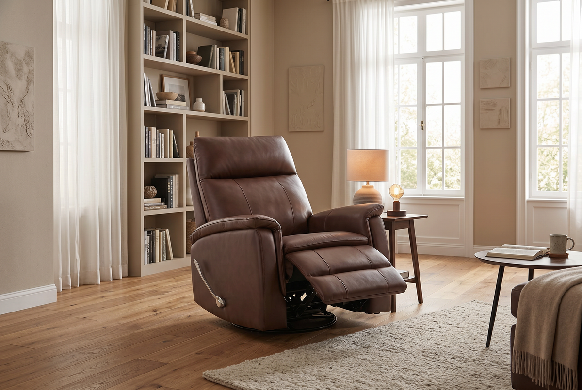 Pioneer Brown Manual Recliner, photo 3 of 15