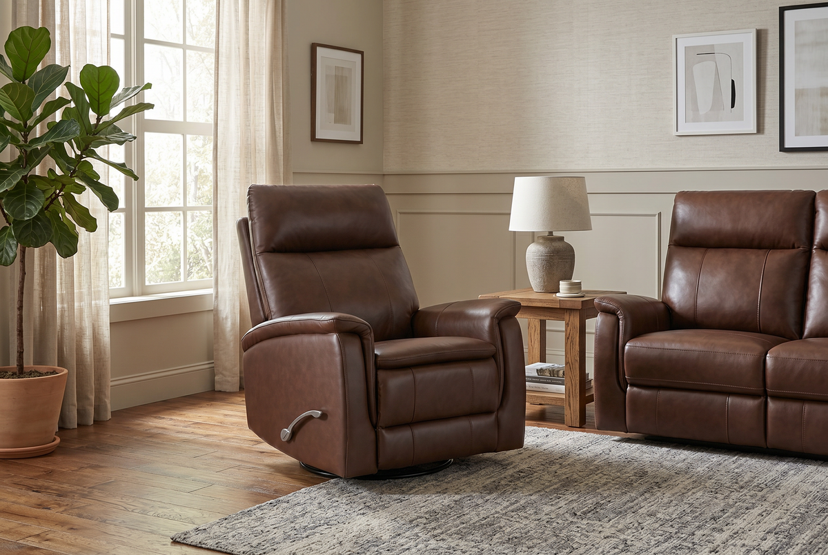 Pioneer Brown Manual Recliner, photo 5 of 15