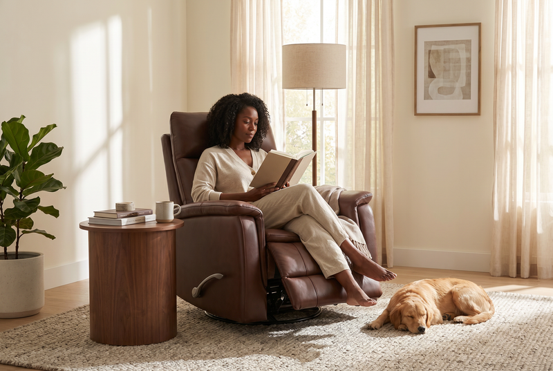 Pioneer Brown Manual Recliner, photo 11 of 15