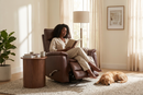 Pioneer Brown Manual Recliner by Ornate Furniture