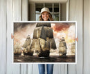 Pirate Fleet Canvas Wall Art Print Pirate Ships Canvas Print by MyGreatCanvas | Canvas Wall Art Prints | Photo Prints & Wall Decor