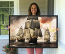 Pirate Fleet Canvas Wall Art Print Pirate Ships Canvas Print by MyGreatCanvas | Canvas Wall Art Prints | Photo Prints & Wall Decor