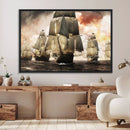 Pirate Fleet Canvas Wall Art Print Pirate Ships Canvas Print by MyGreatCanvas | Canvas Wall Art Prints | Photo Prints & Wall Decor