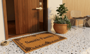 Pixel Border Personalized Coir Mat
