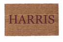 Plain Text Personalized Doormats
