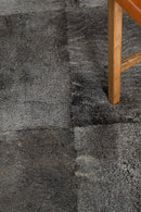 PLAIN STACKED - Charcoal Lambskin Rug