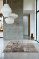 PLAIN STACKED - Charcoal Lambskin Rug