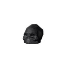 Memento Mori Faceted Skull Sandblasted Black Small