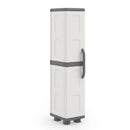 Plastic Kitchen Pantry with 4 Adjustable Shelves and Single Door for Living Room and Kitchen by DirectDeals