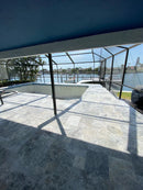 Platinum Silver Marble Tumbled Pavers - Full TruckLoad