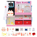 Play Doctor's Office Wood Medical Center Toy Set with Examine Region by LJGDeals