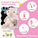 Play Doctor's Office Wood Medical Center Toy Set with Examine Region
