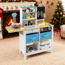 Play Doctor's Office Wood Medical Center Toy Set with Blackboard by LJGDeals