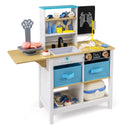 Play Doctor's Office Wood Medical Center Toy Set with Blackboard by LJGDeals