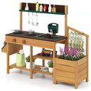 Play Kitchen for Kids Wooden Toy Kitchen Playset Pretend Mud Kitchen by LJGDeals