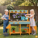 Play Kitchen for Kids Wooden Toy Kitchen Playset Pretend Mud Kitchen by LJGDeals