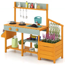 Play Kitchen for Kids Wooden Toy Kitchen Playset Pretend Mud Kitchen by LJGDeals
