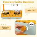Play Kitchen for Kids Wooden Toy Kitchen Playset Pretend Mud Kitchen by LJGDeals