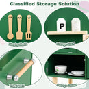 Play Kitchen for Kids Wooden Kitchen Playset with Stoves Faucet Sink Microwave and Oven