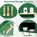 Play Kitchen for Kids Wooden Kitchen Playset with Stoves Faucet Sink Microwave and Oven by LJGDeals