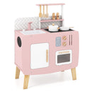 Play Kitchen for Kids Wooden Kitchen Playset with Stoves Sink Faucet and Oven by LJGDeals