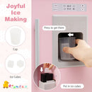 Play Kitchen for Kids Wooden Chef Pretend Playset with 3 Adjustable Heights Microwave by LJGDeals