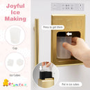 Play Kitchen for Kids Wooden Chef Pretend Playset with 3 Adjustable Heights Microwave by LJGDeals